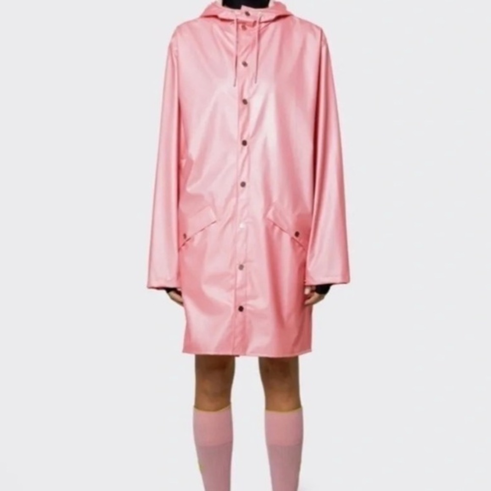 Pink Rains Unisex Long Jacket - Picture 2 of 15